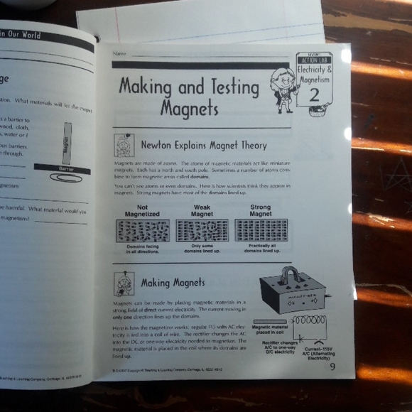 Electricity & Magnetism Activities Workbook - Picture 4 of 8